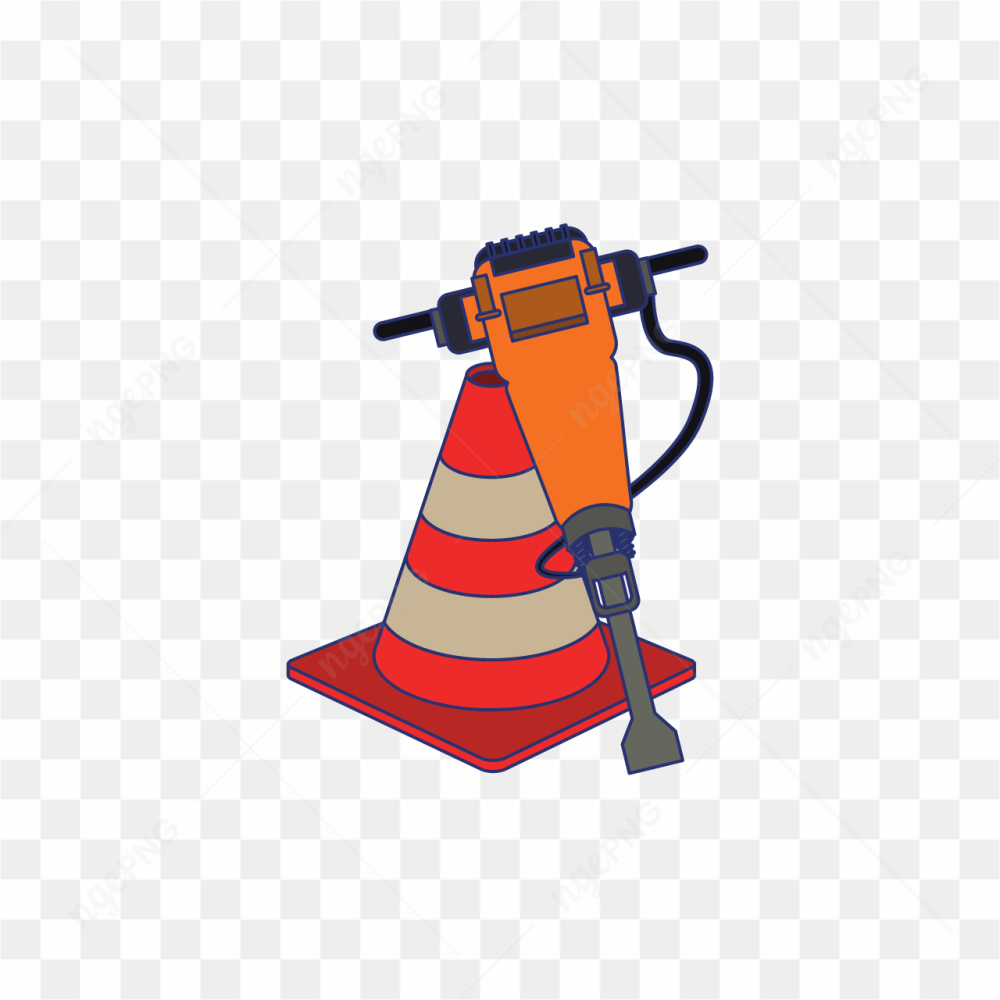 CONSTRUCTION DRILL AND PYLON