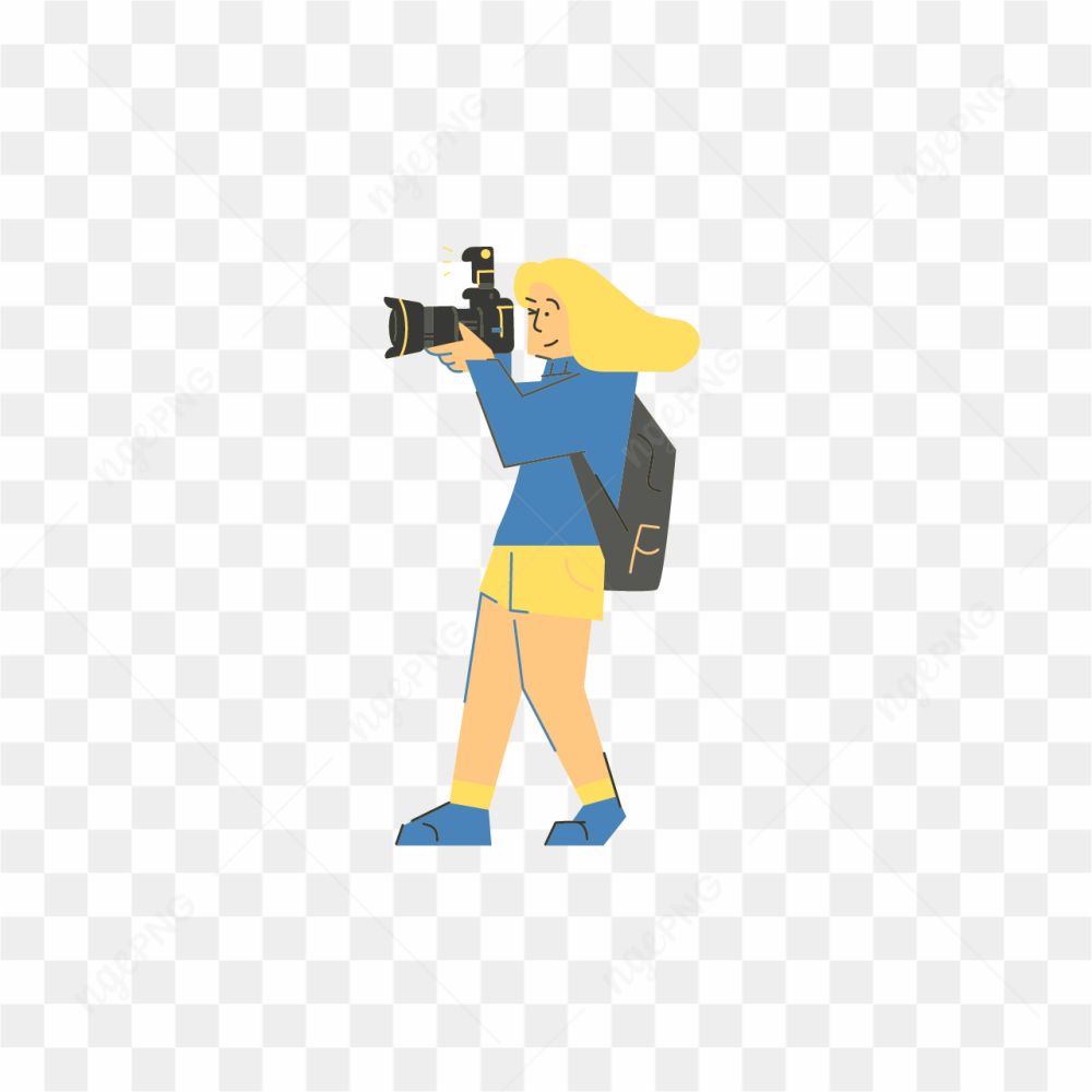 FEMALE PHOTOGRAPHER SIDEANGLE