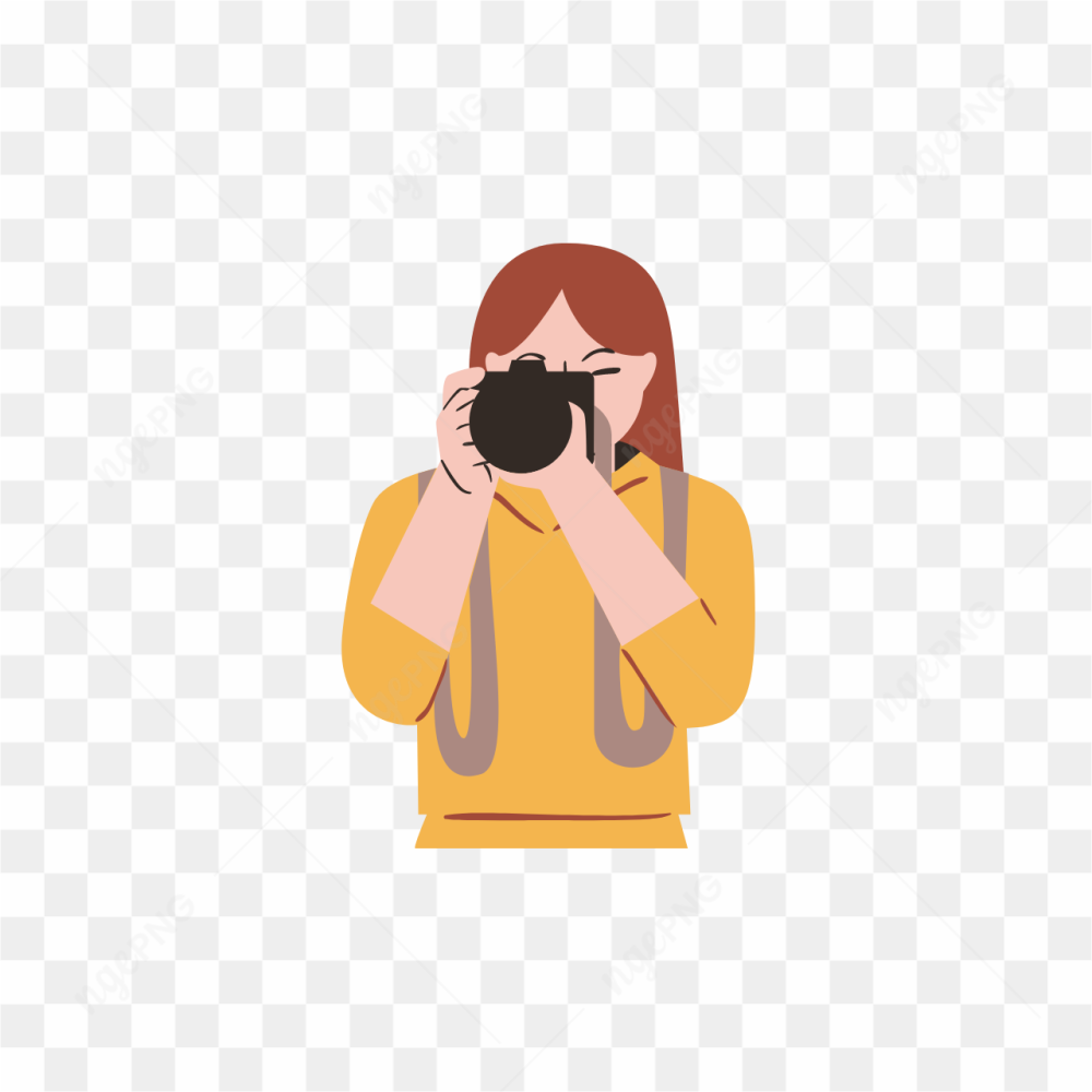 FEMALE PHOTOGRAPHER TAKING PHOTO
