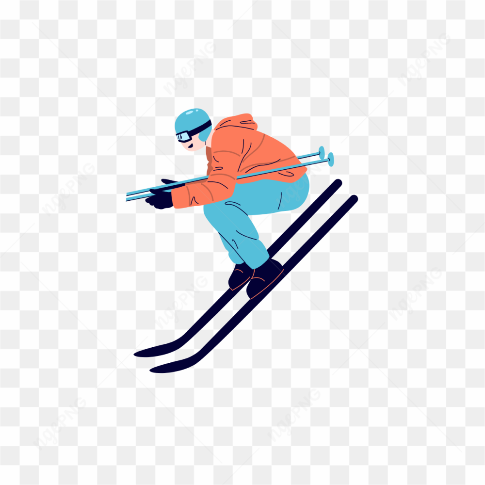 PERSON SKIING ACTION SHOT
