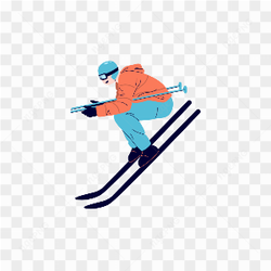 PERSON SKIING ACTION SHOT