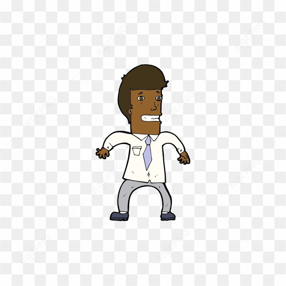 SHORT CARTOON MAN