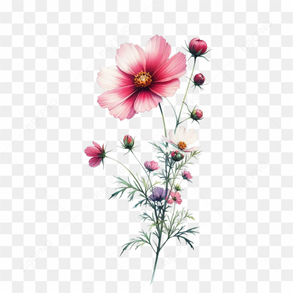 Watercolor Botanicals Clipart