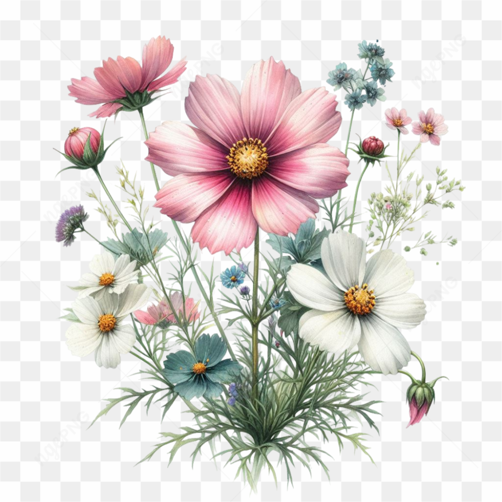 Watercolor Botanicals Clipart