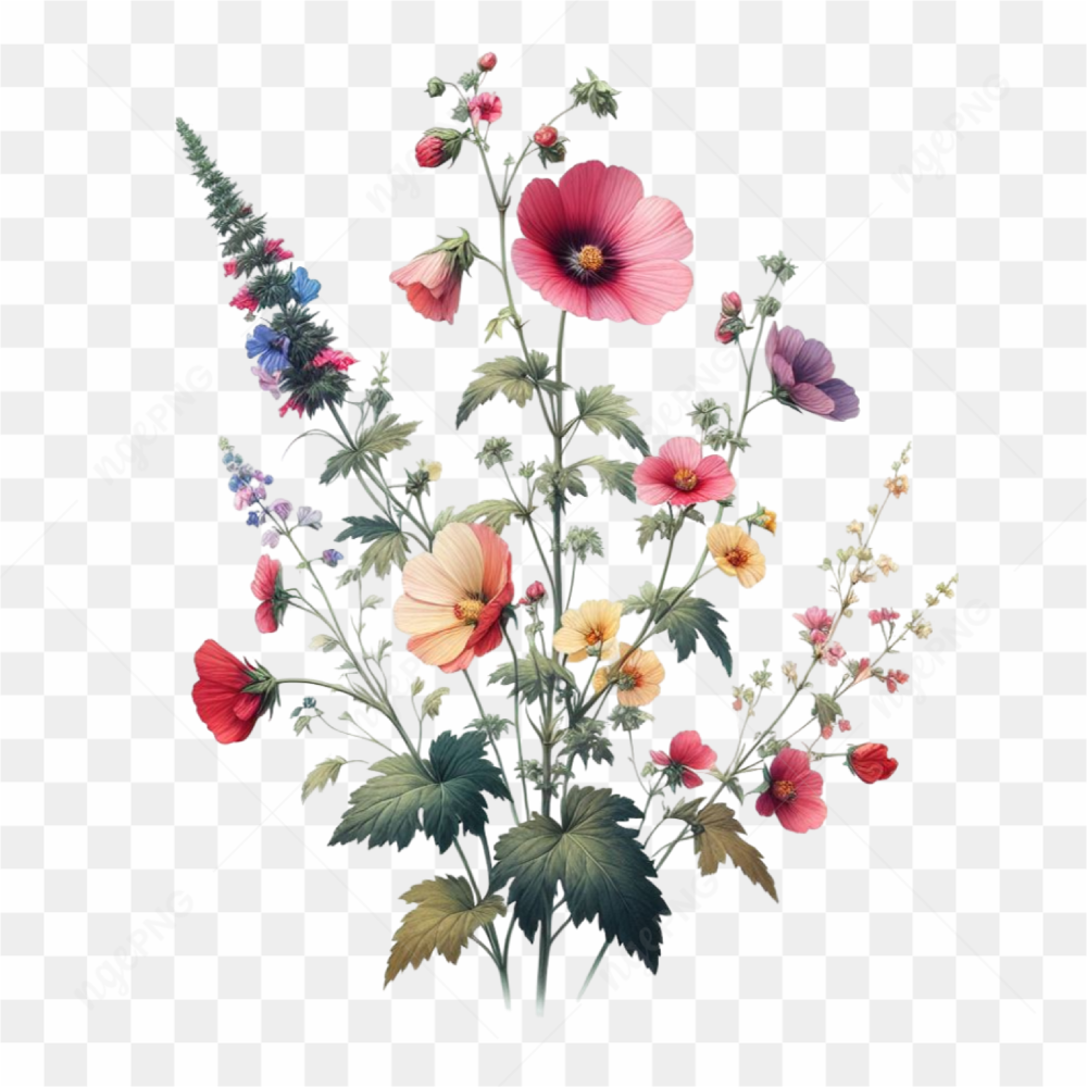 Watercolor Botanicals Clipart