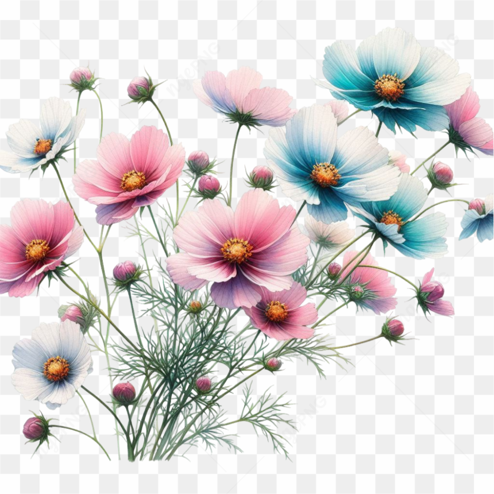 Watercolor Botanicals Clipart