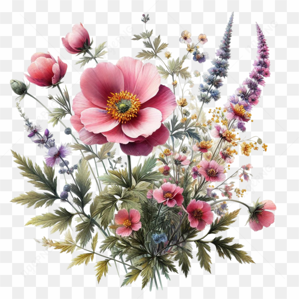 Watercolor Botanicals Clipart
