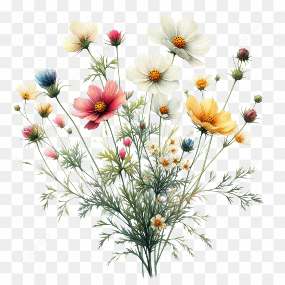 Watercolor Botanicals Clipart