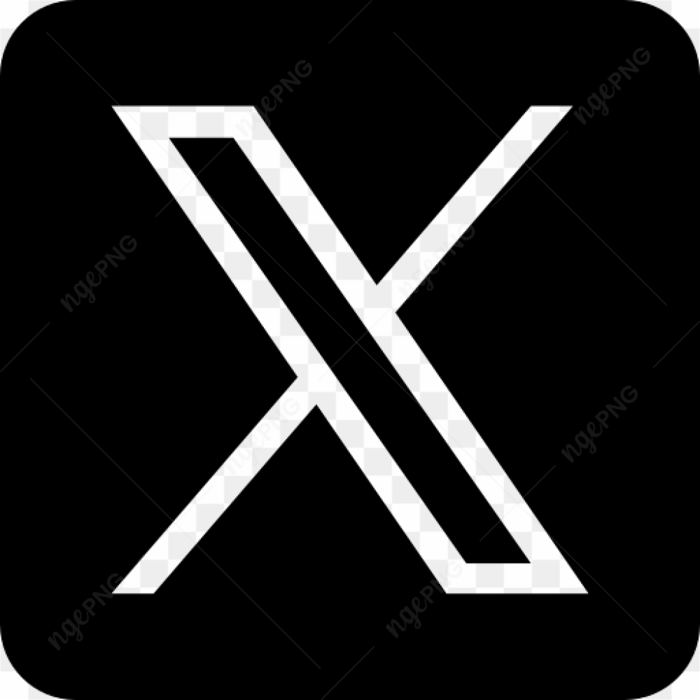 X twitter logo black 