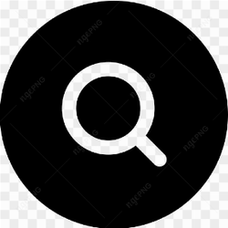 Search logo round icon