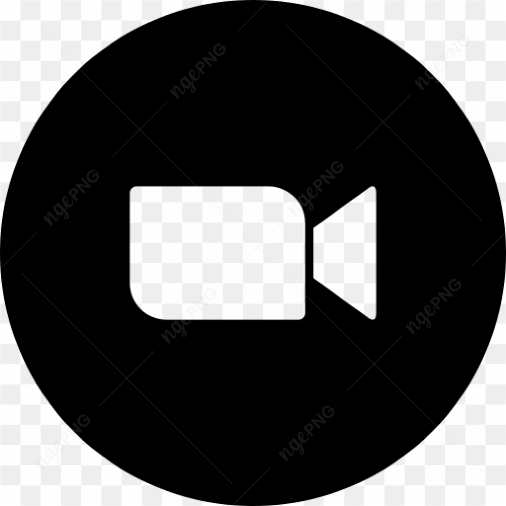 Zoom symbol logo round