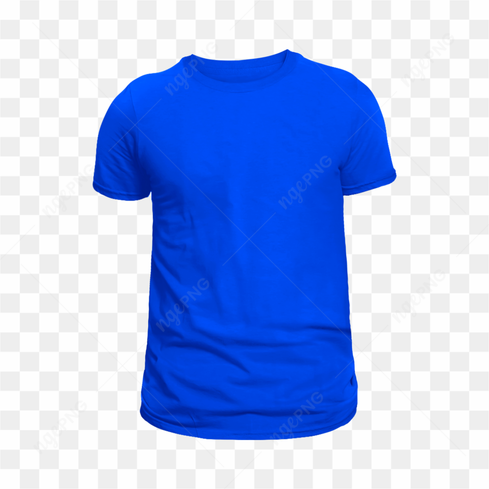 The blue t-shirt