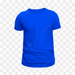 The blue t-shirt