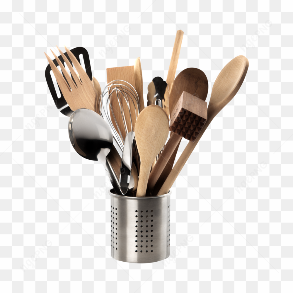 The kitchen utensils