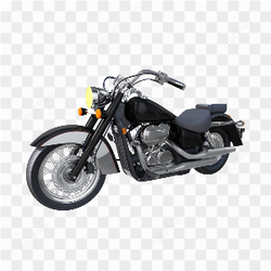 The luxurious motorcyle