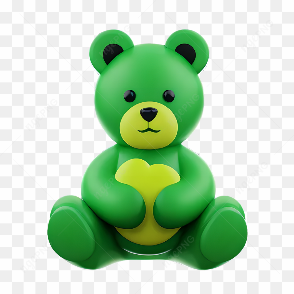 Green Teddy Bear