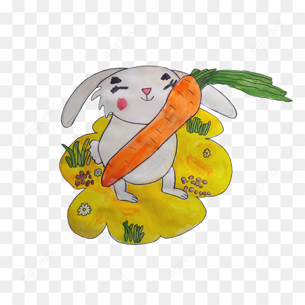 Rabbit likes carrot