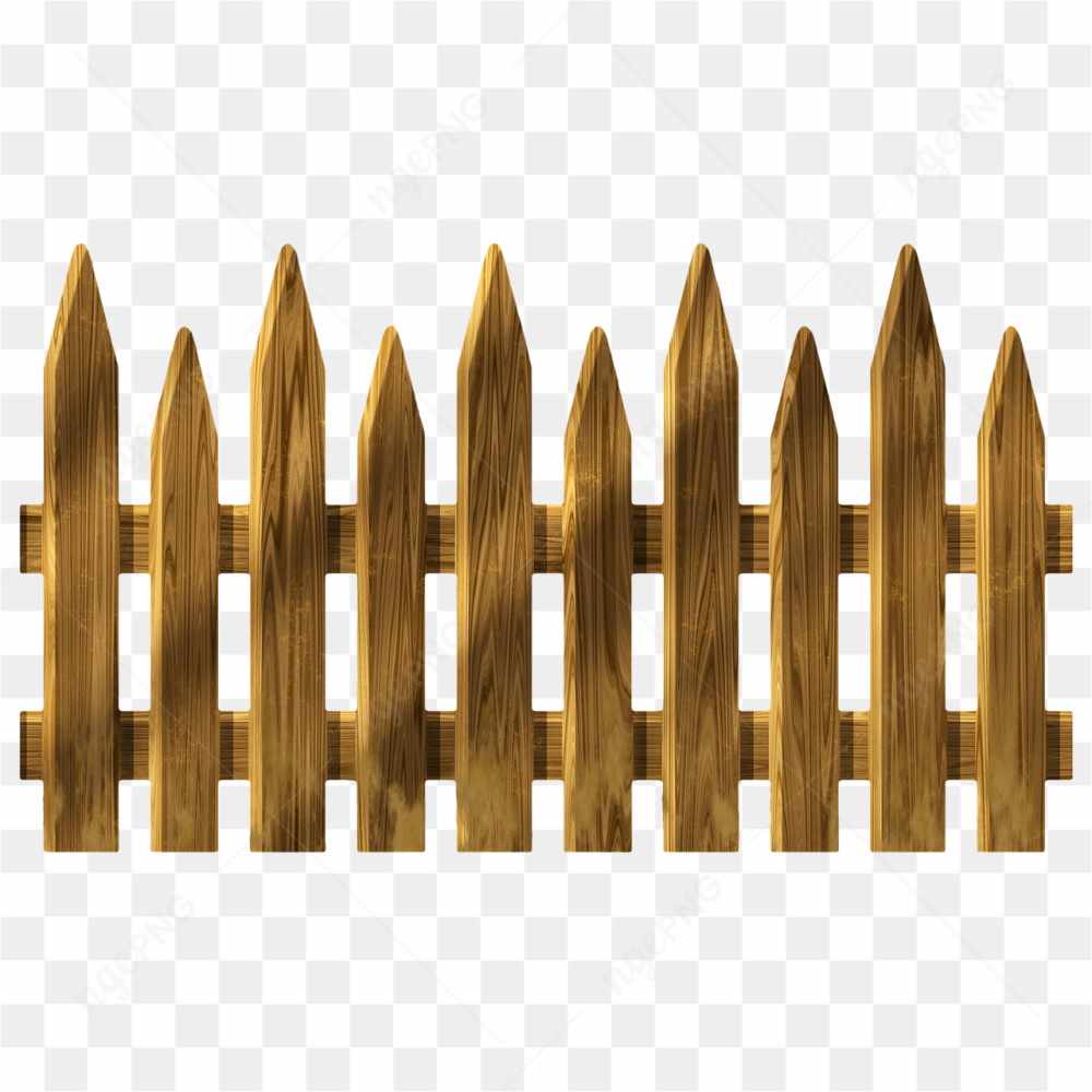 A wooden fence