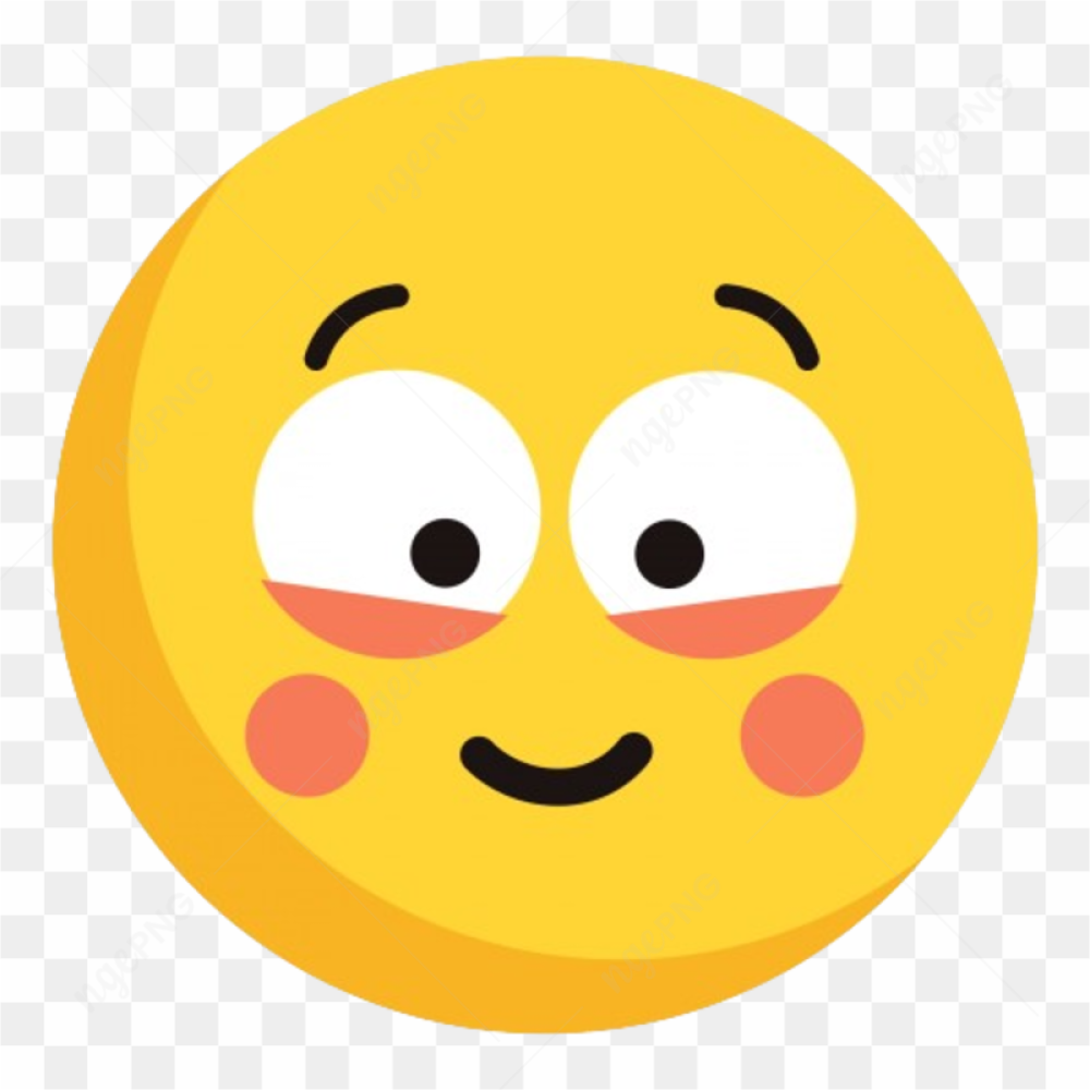 Rolling eyes face vector on transparent background PNG