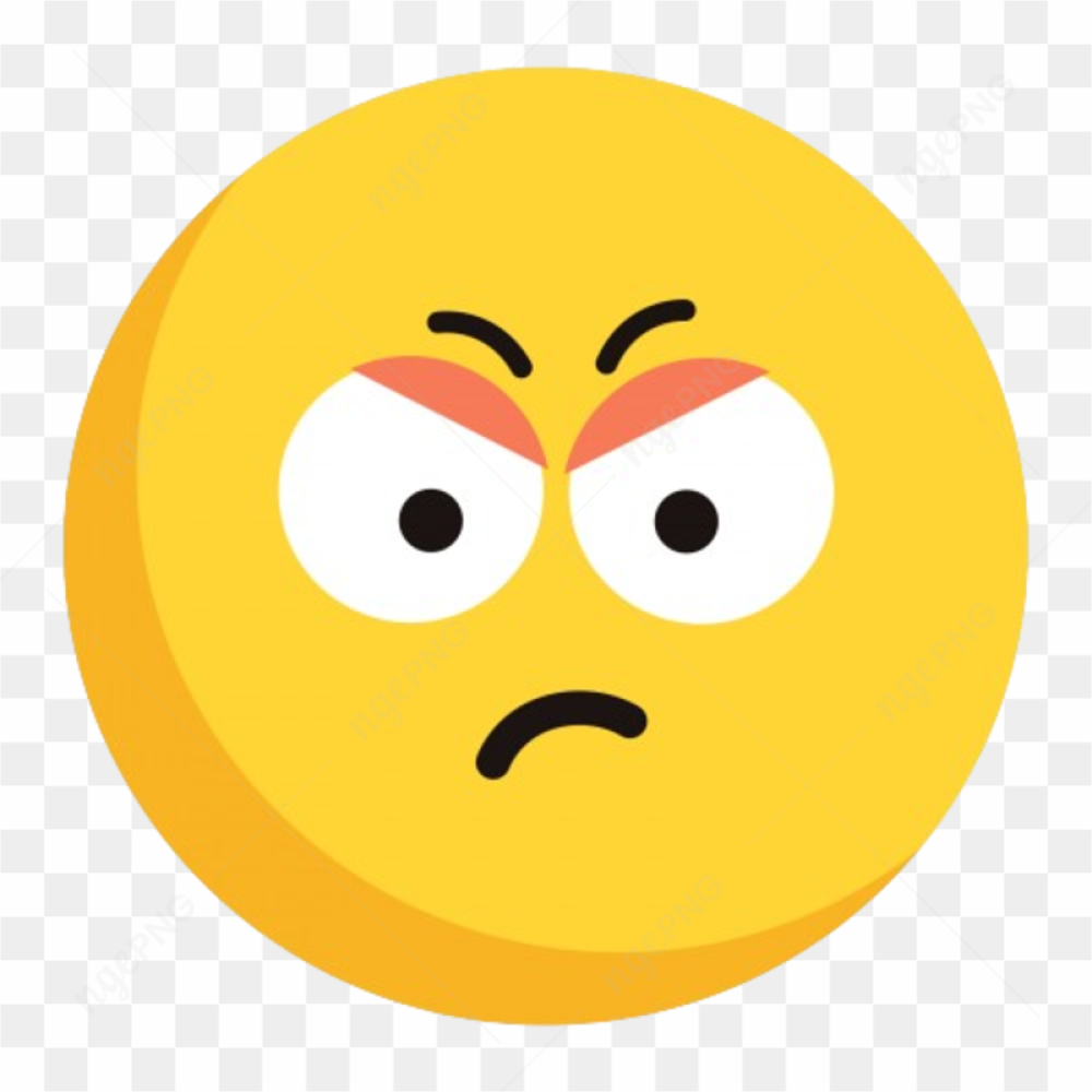 Rolling eyes face vector on transparent PNG