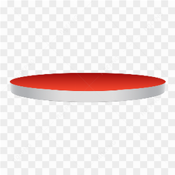 Red podium stage pedestal on transparent background PNG
