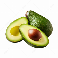 Ripe avocado fruits