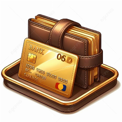 Wallet and bank card