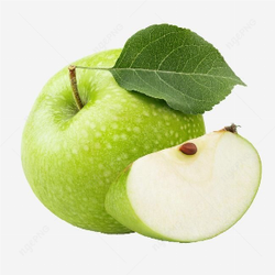 Green juicy apple