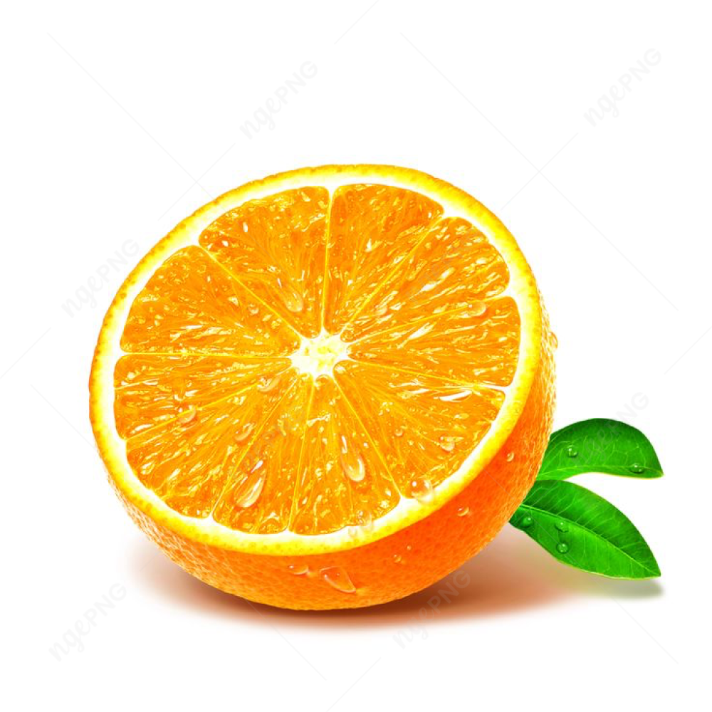 Half a ripe orange