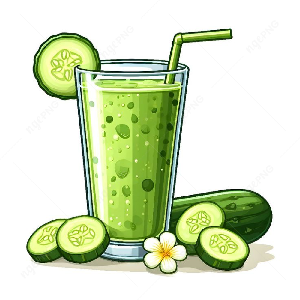 Healthy cucumber smoothie