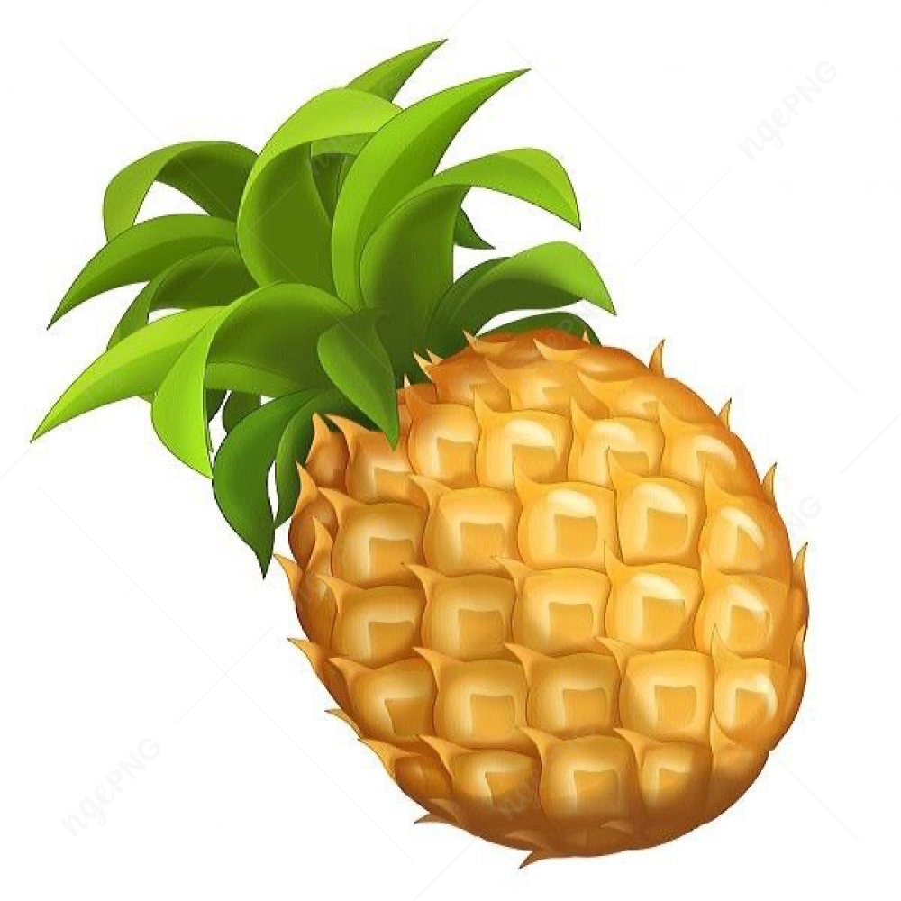 Sweet and ripe pineapple