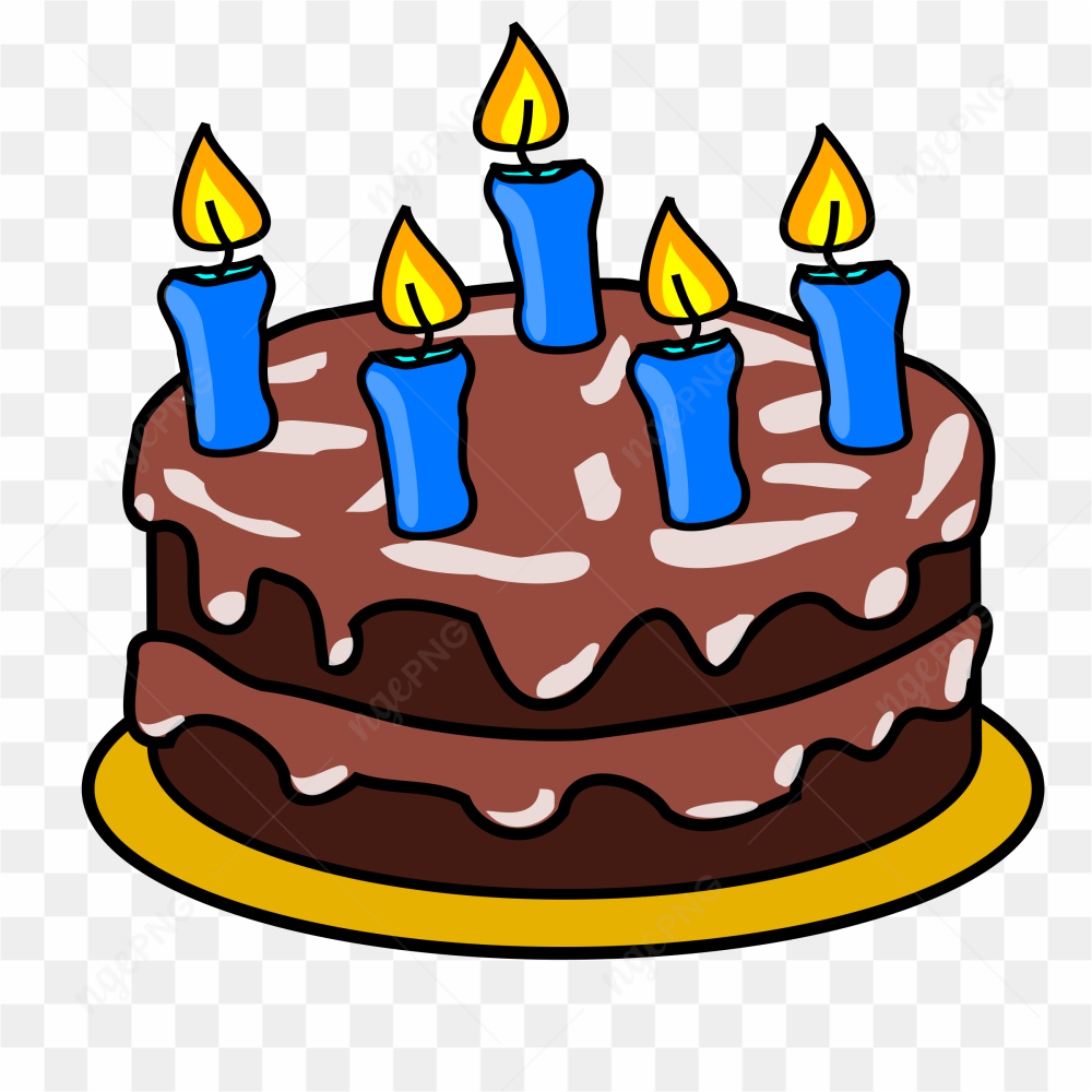 Chocolate cake clipart