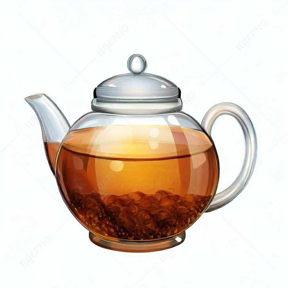 Teapot with tea