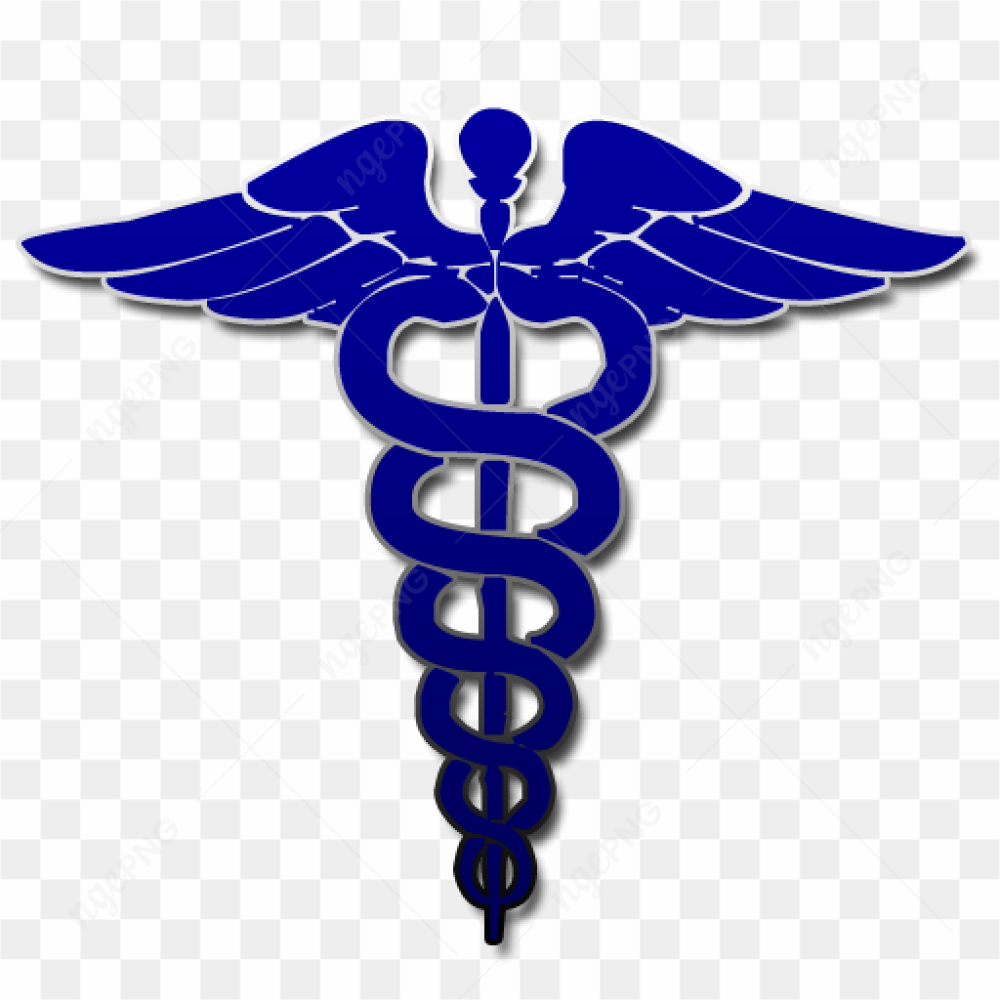 Medical sign blue