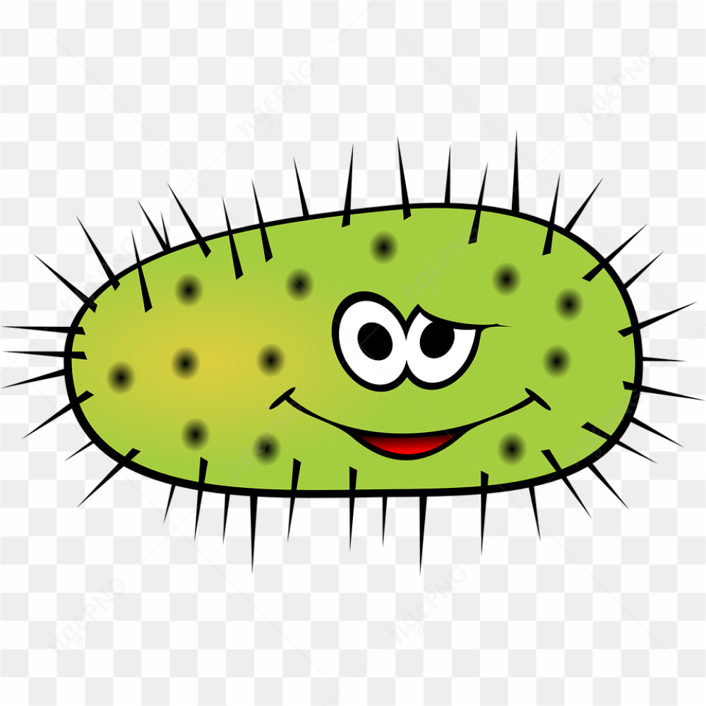 Green spike bacteria