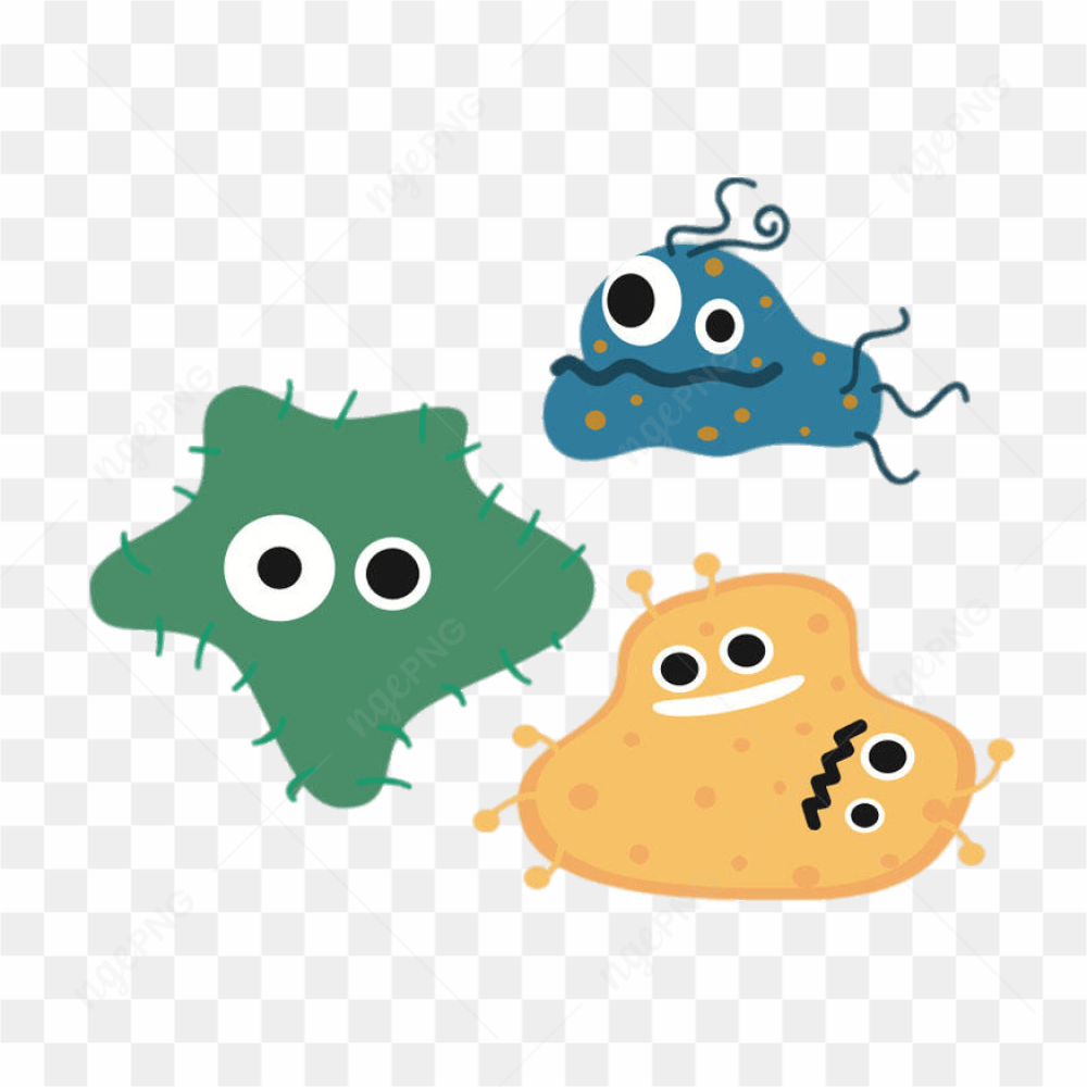 Multiple color bacteria