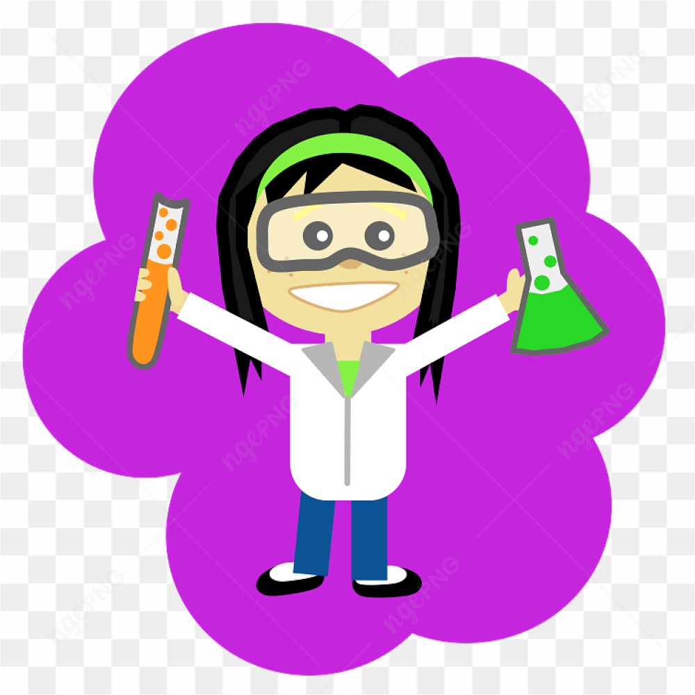 Science girl experiment