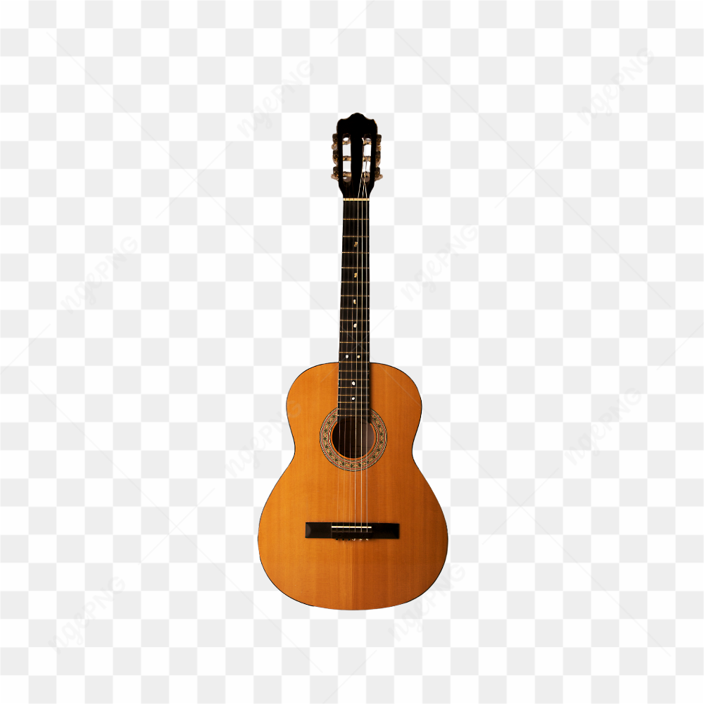 Linda guitarra castanha