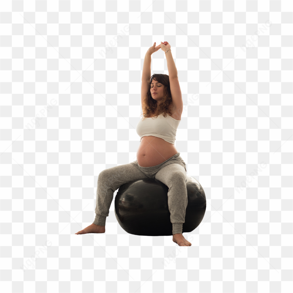 MULHER GRAVIDA ALONGANDO