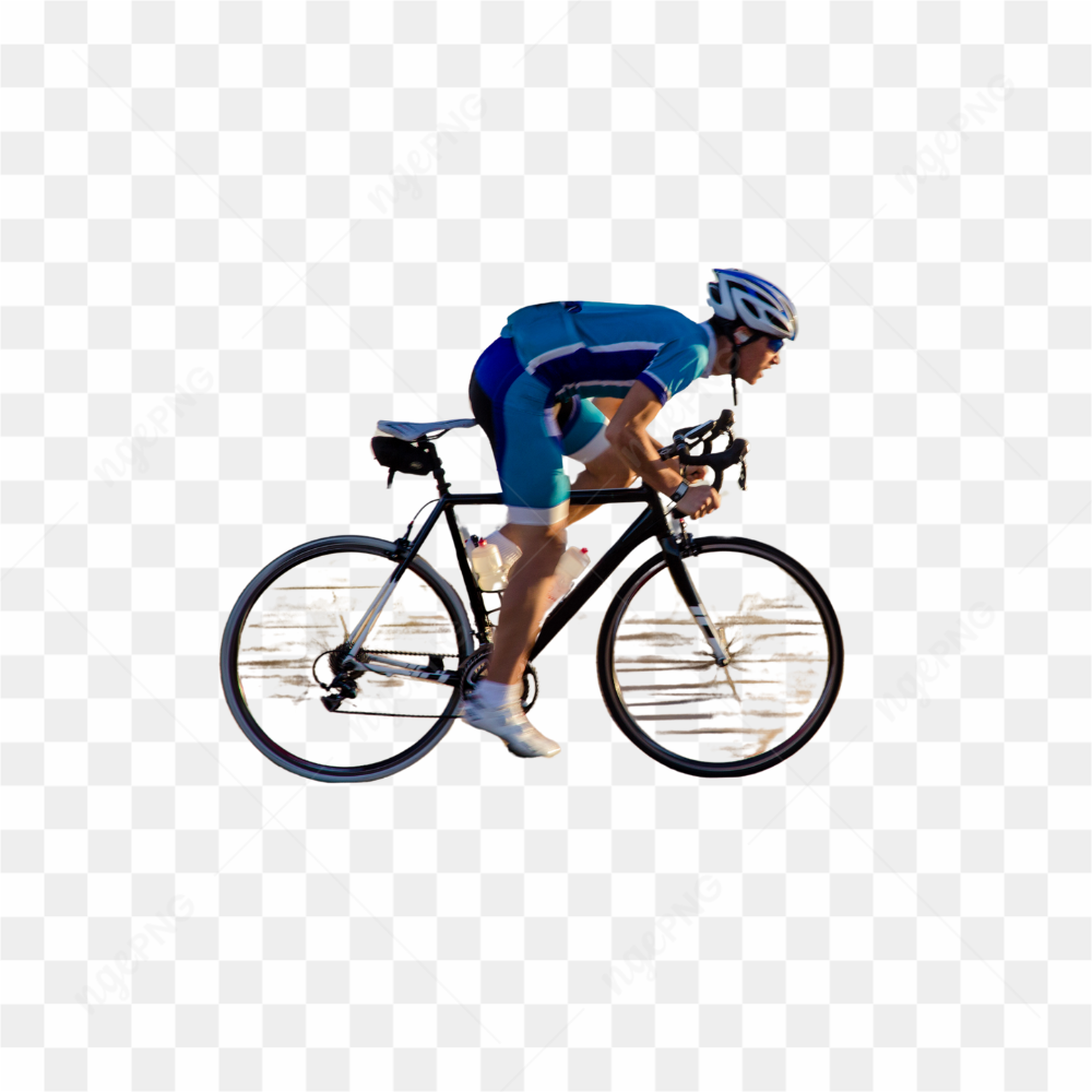 CICLISTA PEDALANDO EM VELOCIDADE