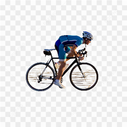 CICLISTA PEDALANDO EM VELOCIDADE