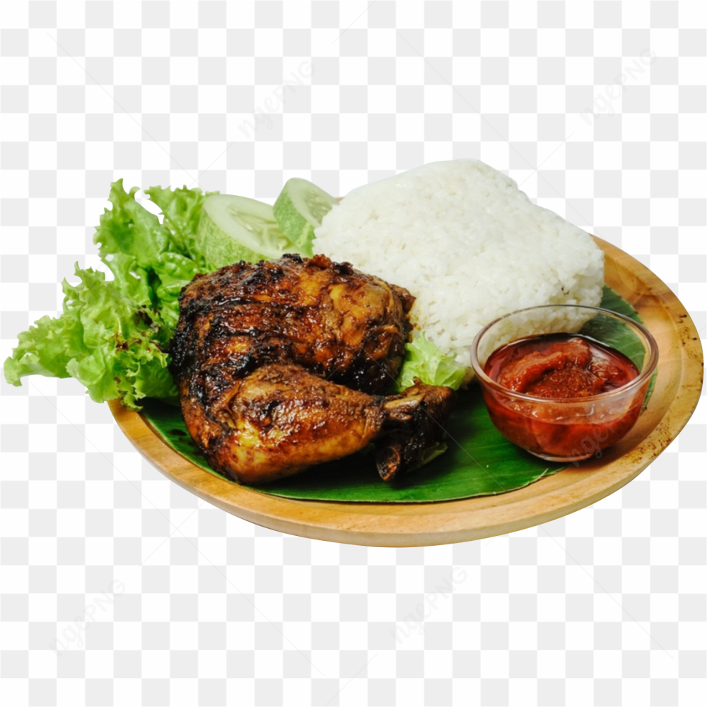 Nasi ayam bakar