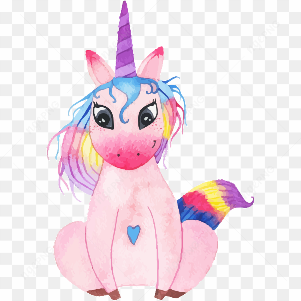 Unicorn kartun png
