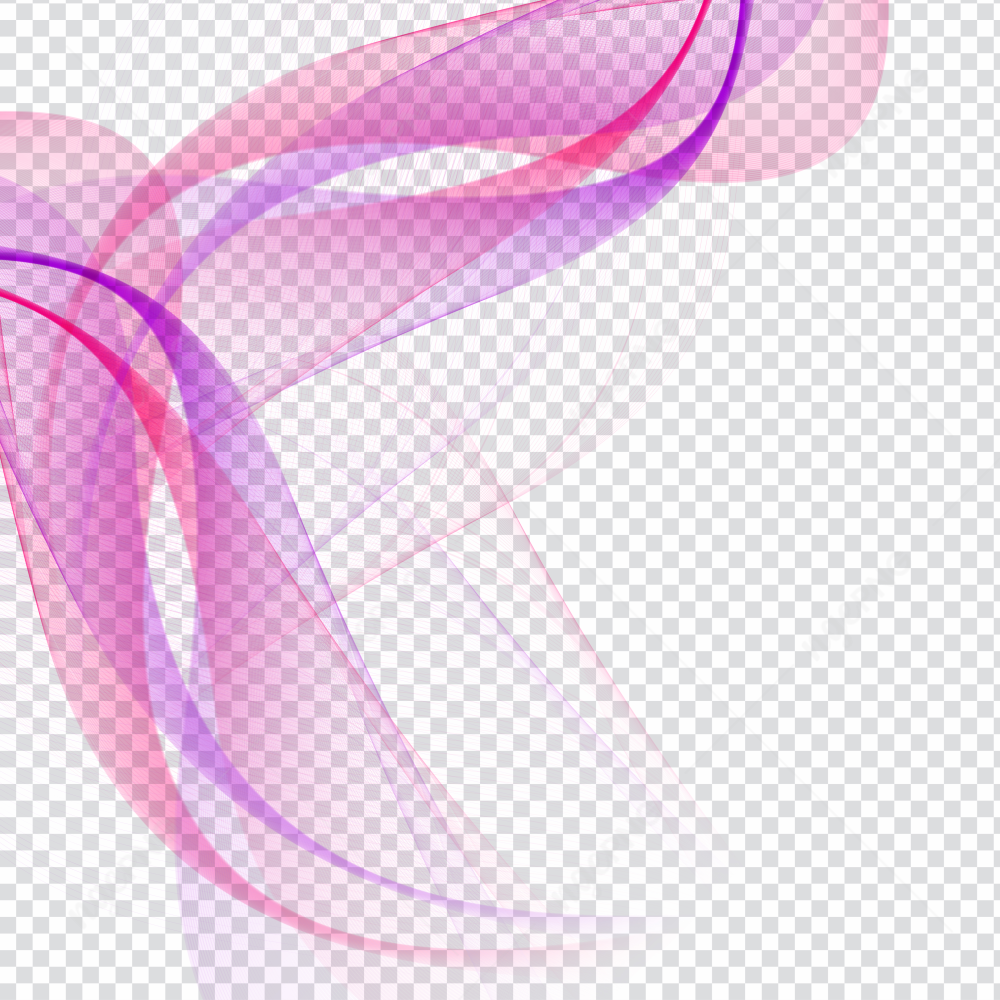 Vagues roses et violettes