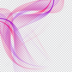 Vagues roses et violettes