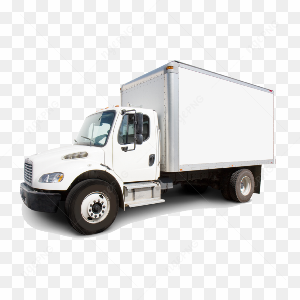 Un camion blanc