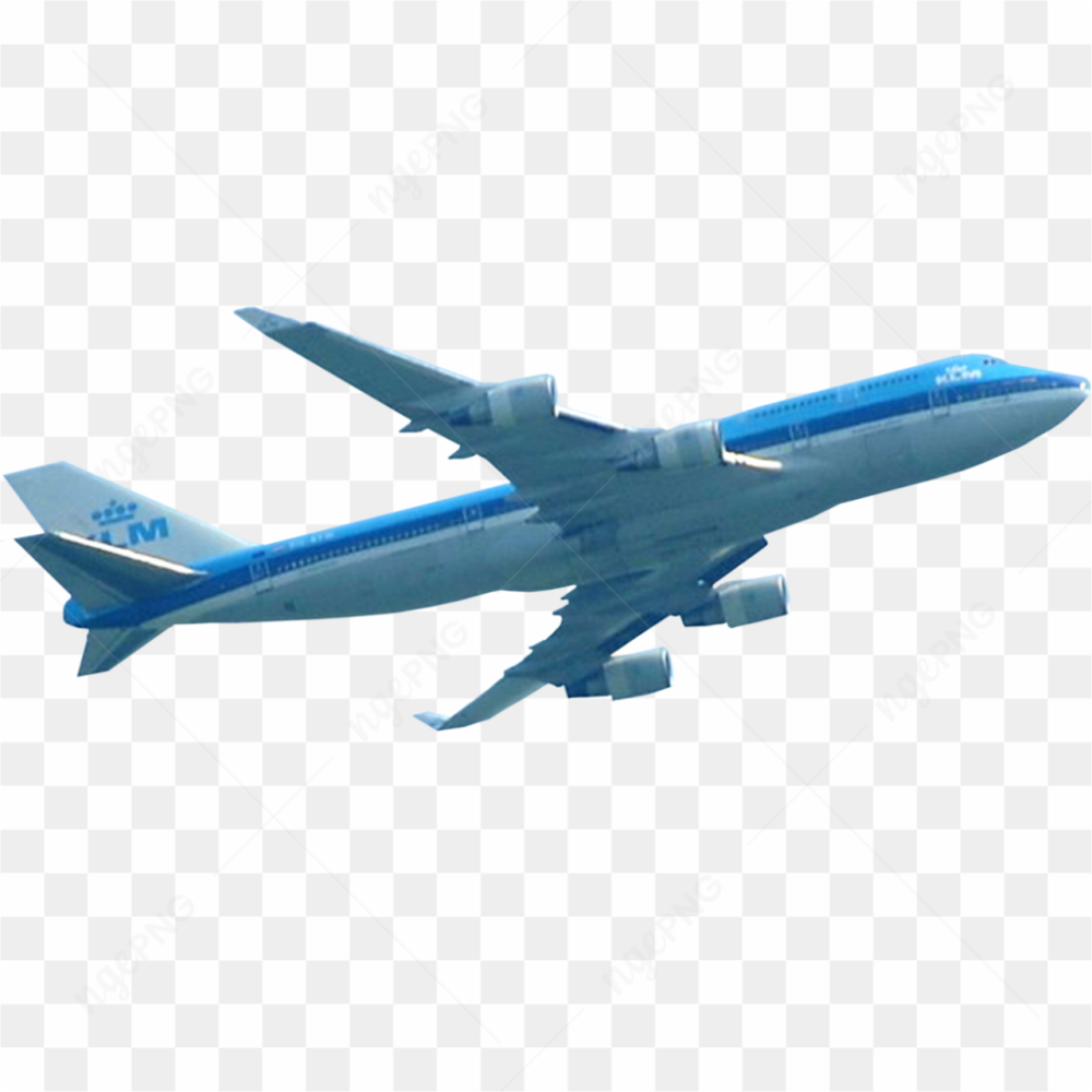 Un avion Boeing 747 volant dans le ciel