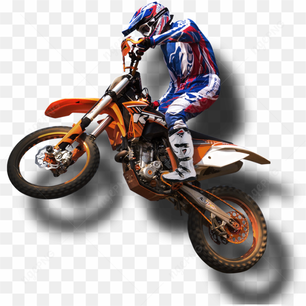 Motocross en action