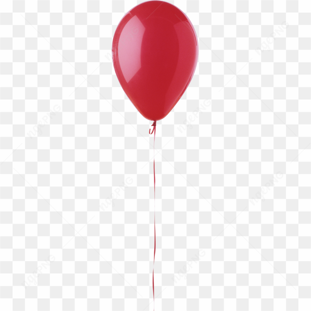 Ballon de couleur rouge