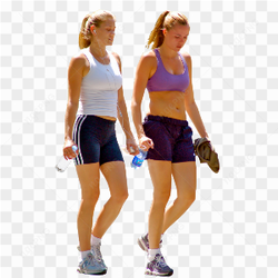 Deux filles sportives